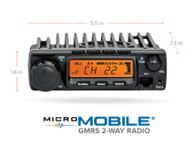 Load image into Gallery viewer, MXT400 MicroMobile Two-Way GMRS Radio
