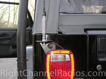 Load image into Gallery viewer, Teraflex CJ, YJ, TJ Jeep Tail Light CB Antenna Mount (1955 to 2006)
